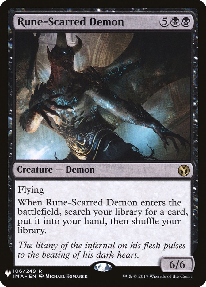 Rune-Scarred Demon [Mystery Booster] | Game Master's Emporium (The New GME)