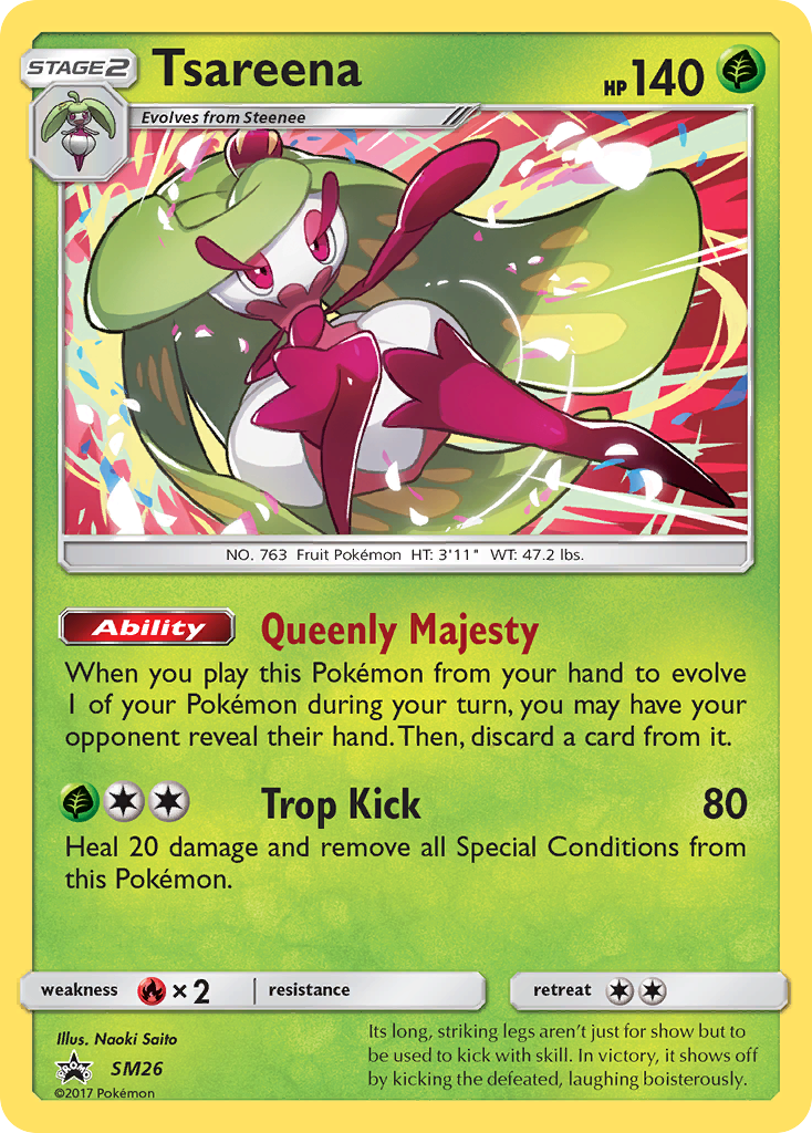 Tsareena (SM26) [Sun & Moon: Black Star Promos] | Game Master's Emporium (The New GME)