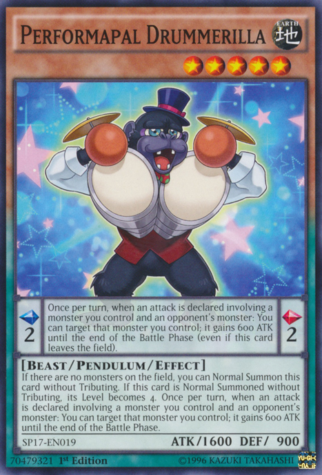 Performapal Drummerilla [SP17-EN019] Common | Game Master's Emporium (The New GME)