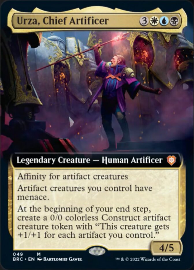 Urza, Chief Artificer (Extended Art) [The Brothers' War Commander] | Game Master's Emporium (The New GME)