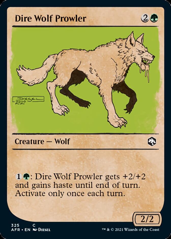 Dire Wolf Prowler (Showcase) [Dungeons & Dragons: Adventures in the Forgotten Realms] | Game Master's Emporium (The New GME)