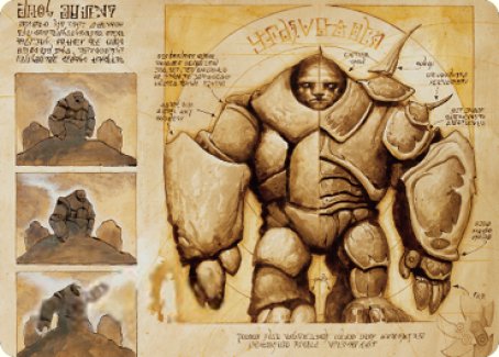 Precursor Golem Art Card [The Brothers' War Art Series] | Game Master's Emporium (The New GME)