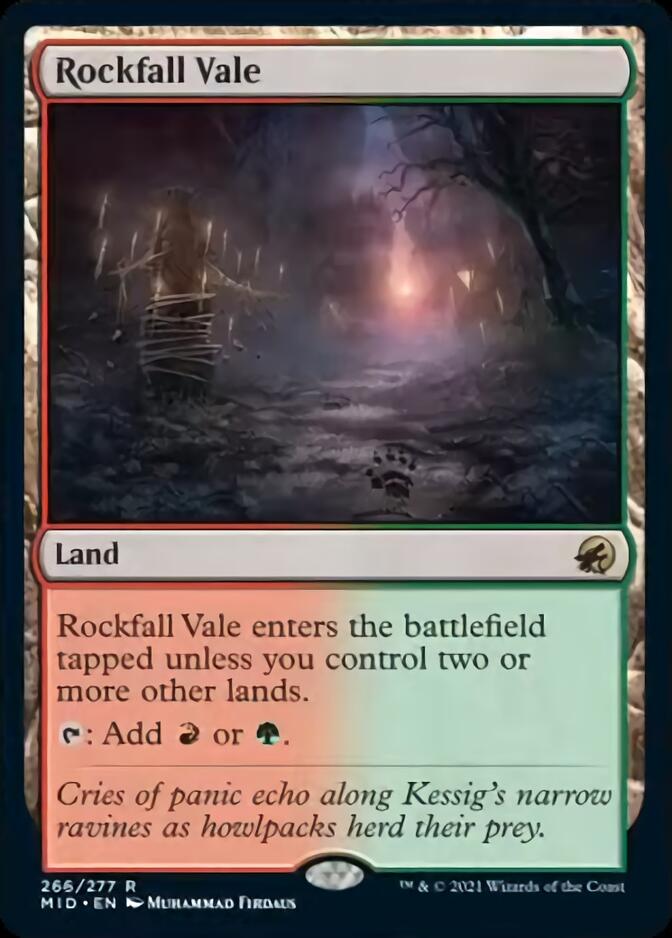 Rockfall Vale [Innistrad: Midnight Hunt] | Game Master's Emporium (The New GME)