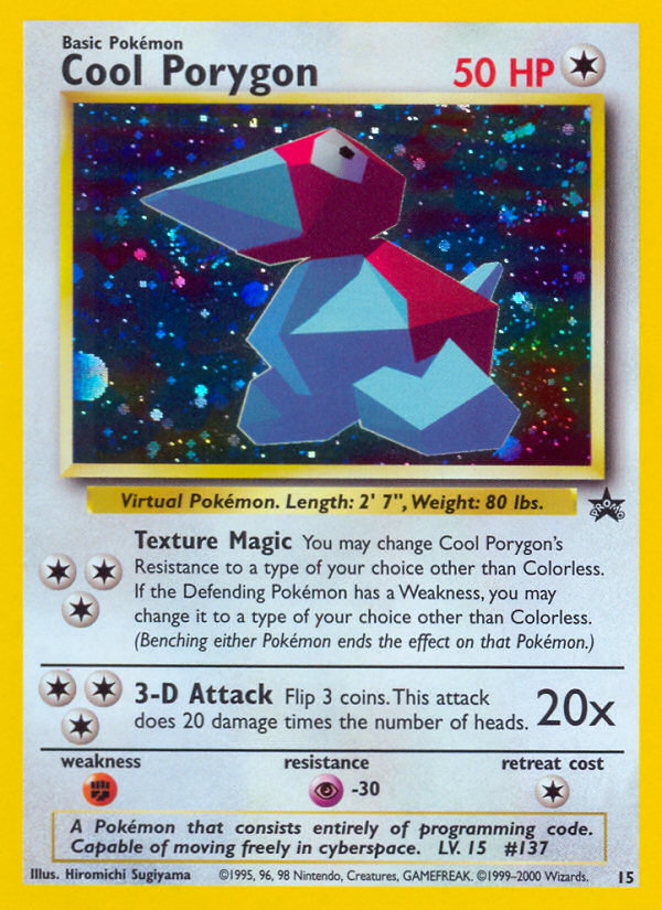 Cool Porygon (15) [Wizards of the Coast: Black Star Promos] | Game Master's Emporium (The New GME)