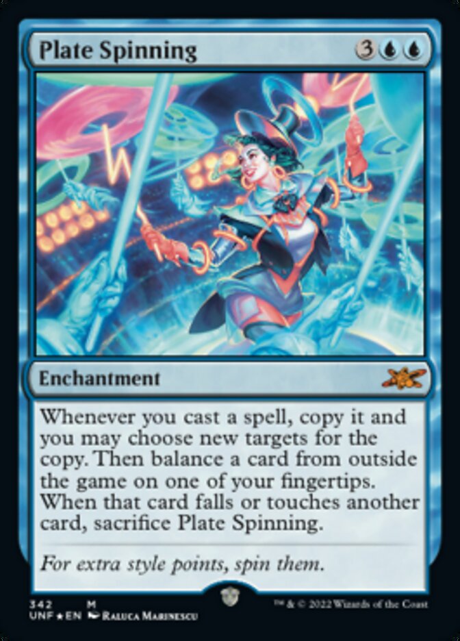 Plate Spinning (Galaxy Foil) [Unfinity] | Game Master's Emporium (The New GME)
