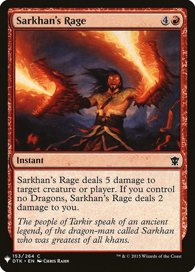 Sarkhan's Rage [Mystery Booster] | Game Master's Emporium (The New GME)