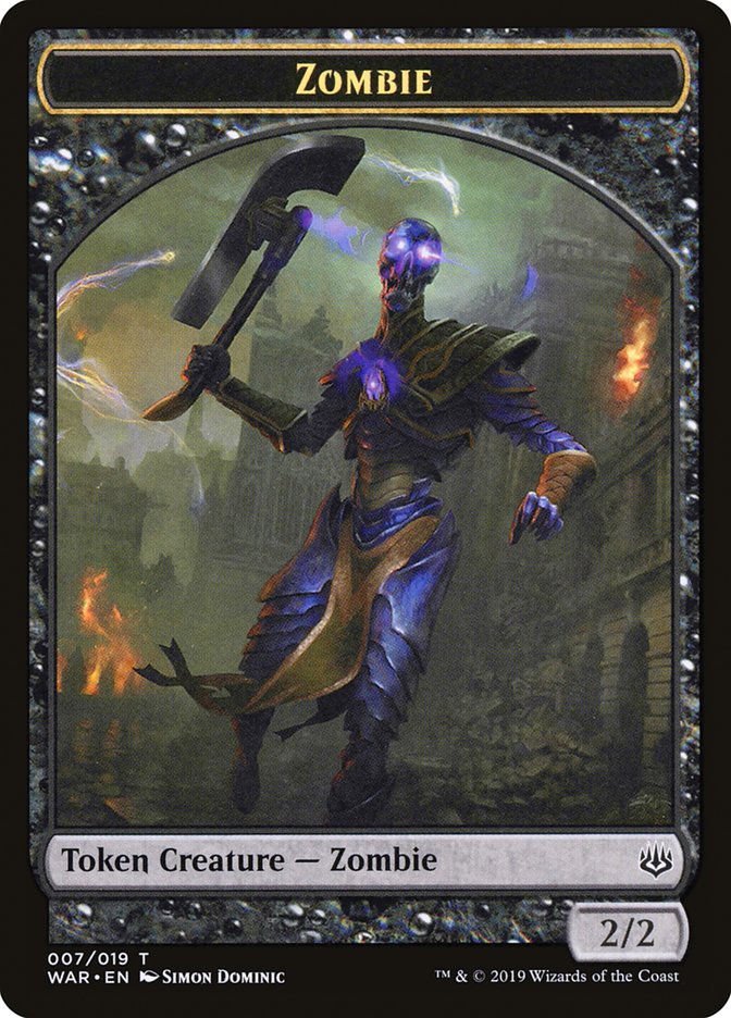 Zombie Token [War of the Spark Tokens] | Game Master's Emporium (The New GME)