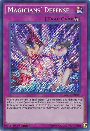 Magicians' Defense [MVP1-ENS28] Secret Rare | Game Master's Emporium (The New GME)