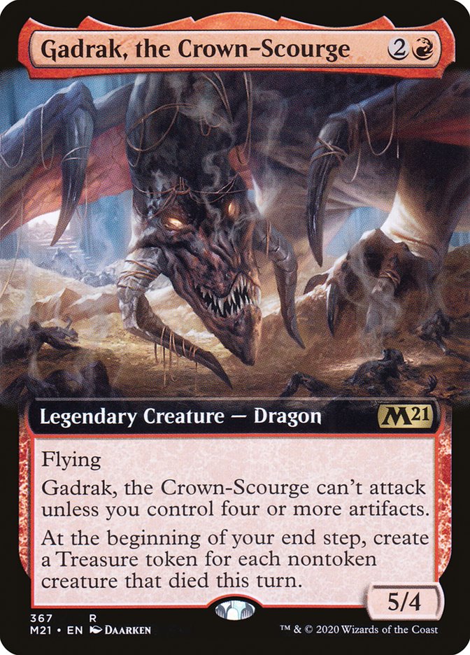 Gadrak, the Crown-Scourge (Extended Art) [Core Set 2021] | Game Master's Emporium (The New GME)