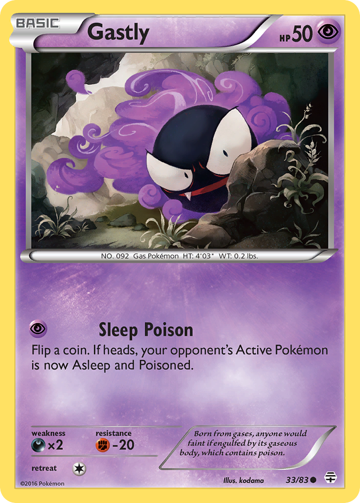Gastly (33/83) [XY: Generations] | Game Master's Emporium (The New GME)
