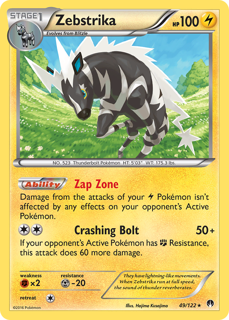 Zebstrika (49/122) [XY: BREAKpoint] | Game Master's Emporium (The New GME)