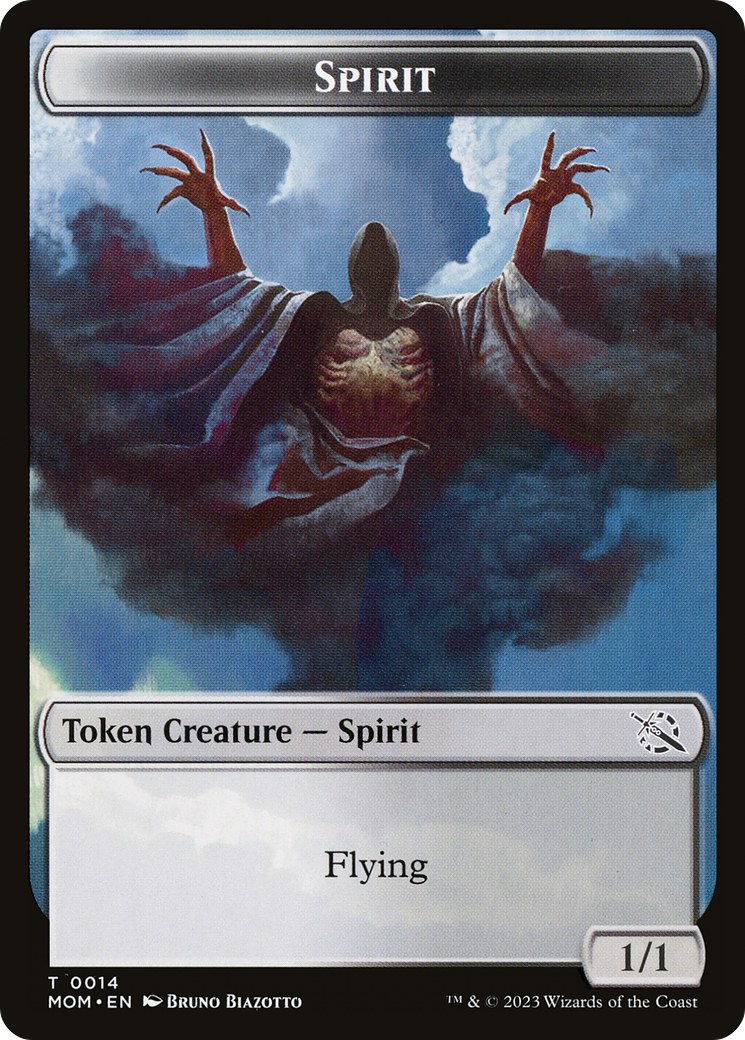 Phyrexian Myr // Spirit (14) Double-Sided Token [March of the Machine Tokens] | Game Master's Emporium (The New GME)