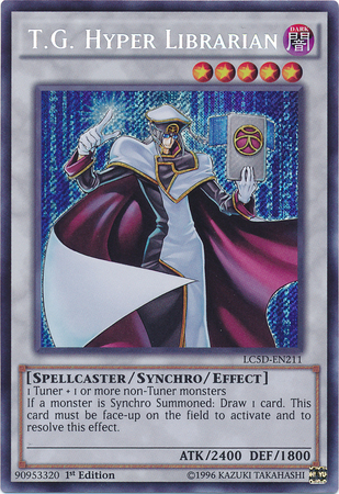 T.G. Hyper Librarian [LC5D-EN211] Secret Rare | Game Master's Emporium (The New GME)