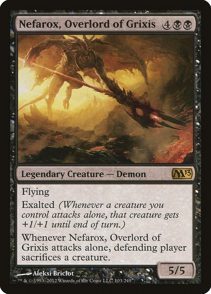 Nefarox, Overlord of Grixis [Magic 2013] | Game Master's Emporium (The New GME)