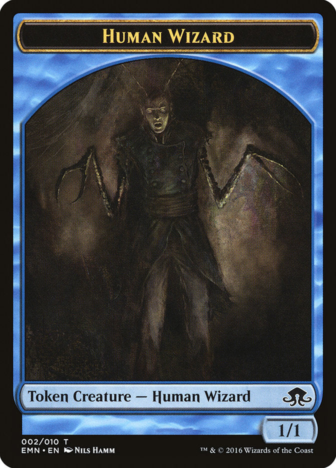 Human Wizard Token [Eldritch Moon Tokens] | Game Master's Emporium (The New GME)