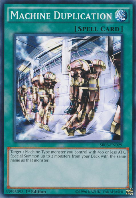 Machine Duplication [SR03-EN029] Common | Game Master's Emporium (The New GME)