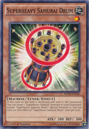 Superheavy Samurai Drum [MP16-EN110] Common | Game Master's Emporium (The New GME)