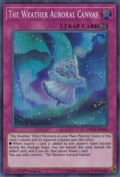 The Weather Auroral Canvas [SPWA-EN041] Super Rare | Game Master's Emporium (The New GME)