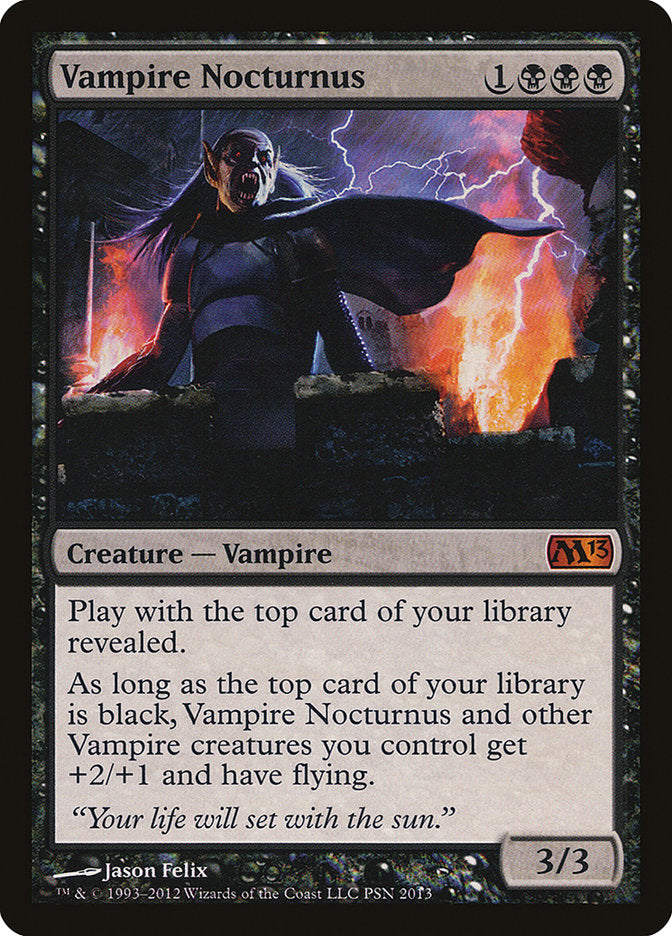 Vampire Nocturnus (Duels of the Planeswalkers Promos) [Duels of the Planeswalkers Promos 2012] | Game Master's Emporium (The New GME)