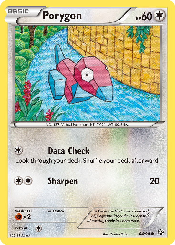 Porygon (64/98) [XY: Ancient Origins] | Game Master's Emporium (The New GME)