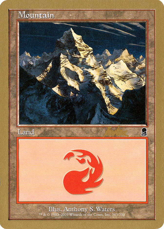 Mountain (bk343) (Brian Kibler) [World Championship Decks 2002] | Game Master's Emporium (The New GME)