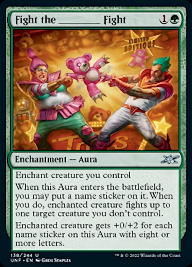 Fight the _____ Fight [Unfinity] | Game Master's Emporium (The New GME)