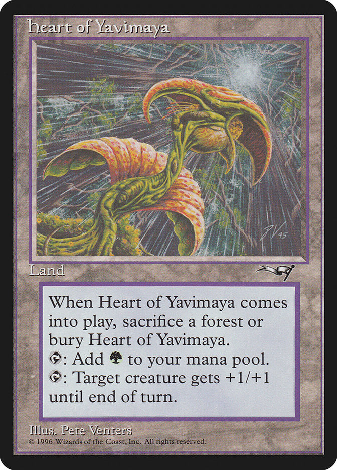 Heart of Yavimaya [Alliances] | Game Master's Emporium (The New GME)