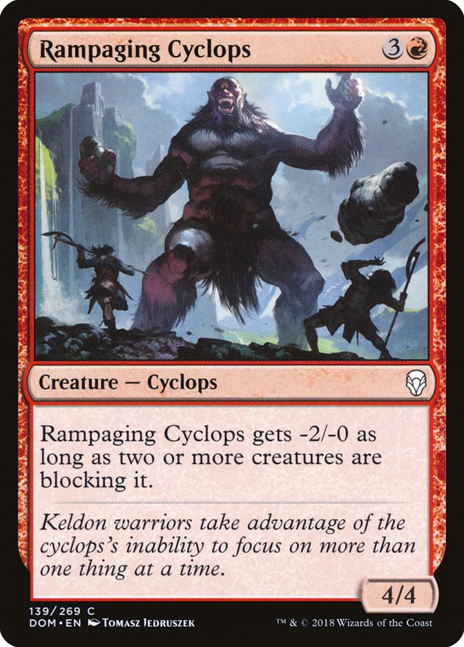 Rampaging Cyclops [Dominaria] | Game Master's Emporium (The New GME)