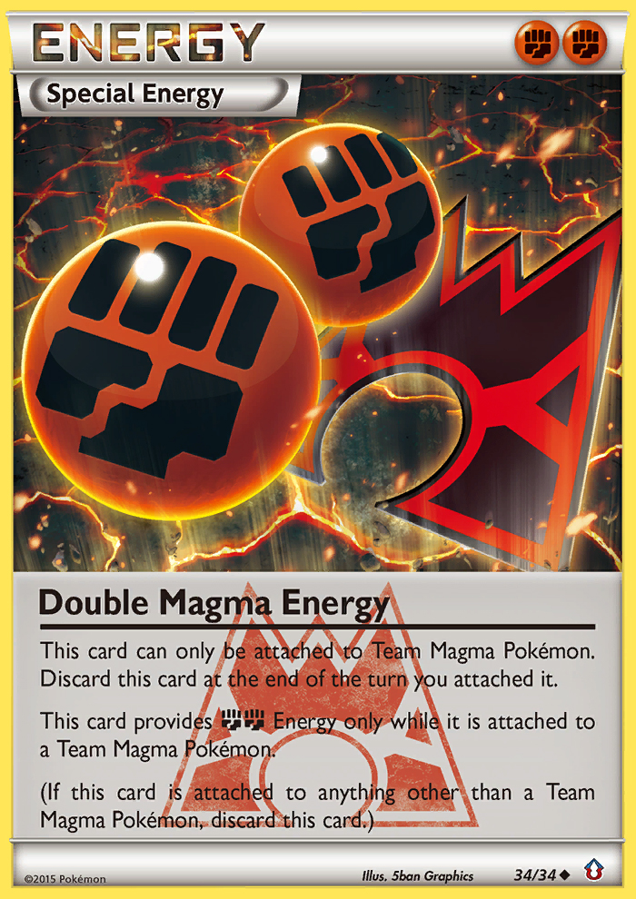 Double Magma Energy (34/34) [XY: Double Crisis] | Game Master's Emporium (The New GME)