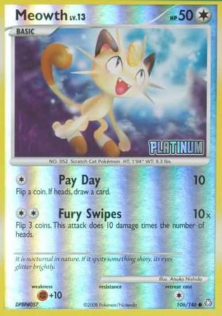Meowth (106/146) [Burger King Promos: 2009 Collection] | Game Master's Emporium (The New GME)