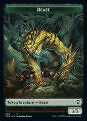 Satyr // Beast Double-Sided Token [Commander Legends: Battle for Baldur's Gate Tokens] | Game Master's Emporium (The New GME)