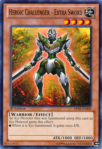 Heroic Challenger - Extra Sword [ABYR-EN008] Common | Game Master's Emporium (The New GME)