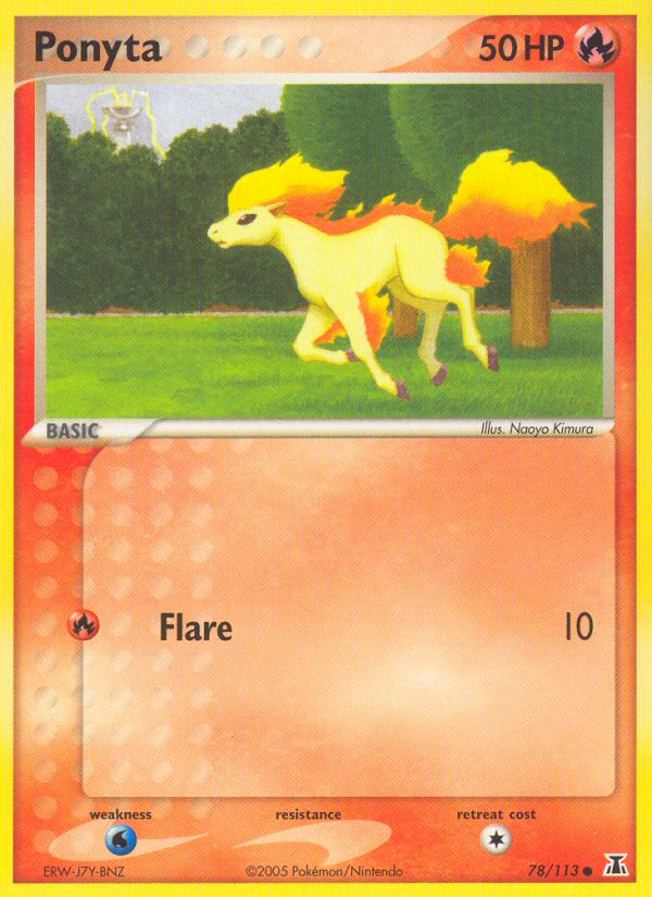 Ponyta (78/113) [EX: Delta Species] | Game Master's Emporium (The New GME)