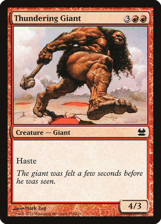 Thundering Giant [Modern Masters] | Game Master's Emporium (The New GME)