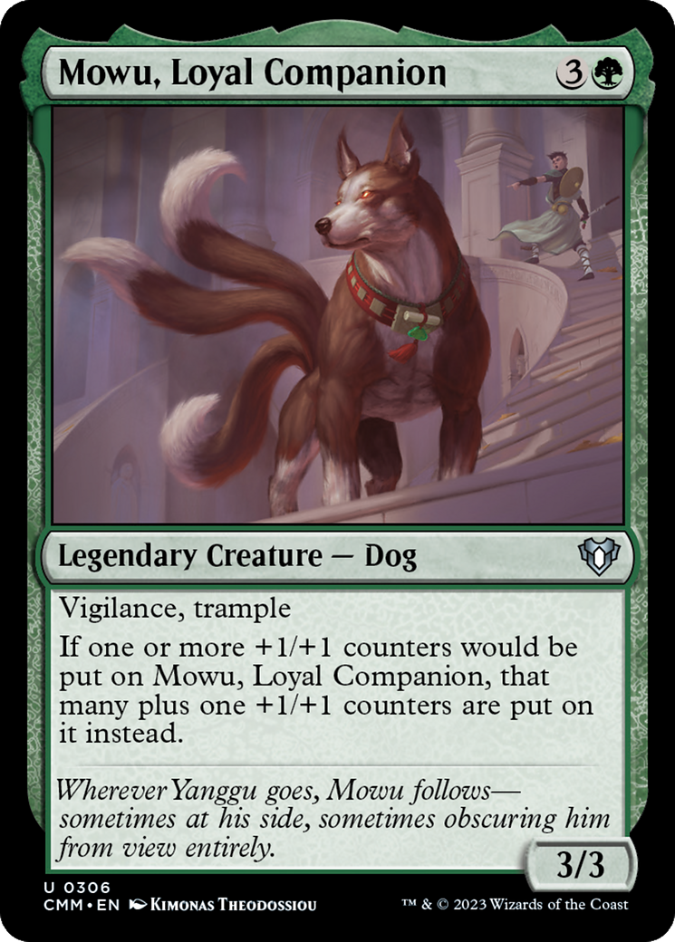 Mowu, Loyal Companion [Commander Masters] | Game Master's Emporium (The New GME)