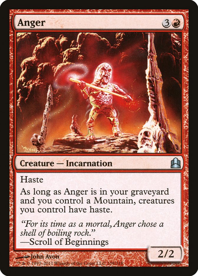 Anger [Commander 2011] | Game Master's Emporium (The New GME)