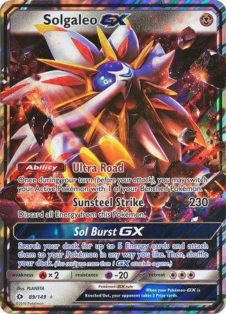 Solgaleo GX (89/149) (Jumbo Card) [Sun & Moon: Base Set] | Game Master's Emporium (The New GME)