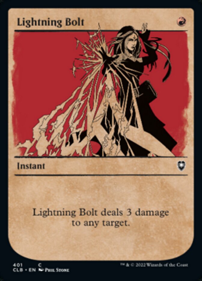 Lightning Bolt (Showcase) [Commander Legends: Battle for Baldur's Gate] | Game Master's Emporium (The New GME)