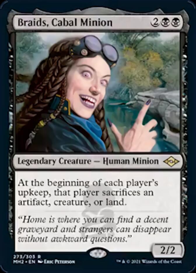 Braids, Cabal Minion (Foil Etched) [Modern Horizons 2] | Game Master's Emporium (The New GME)