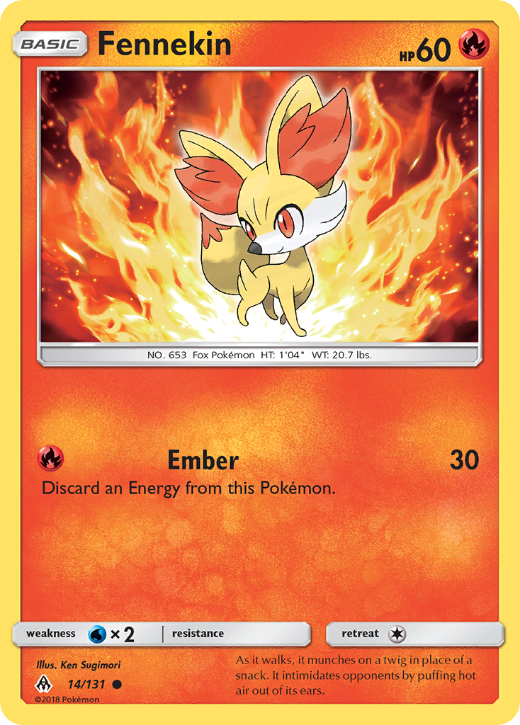 Fennekin (14/131) [Sun & Moon: Forbidden Light] | Game Master's Emporium (The New GME)