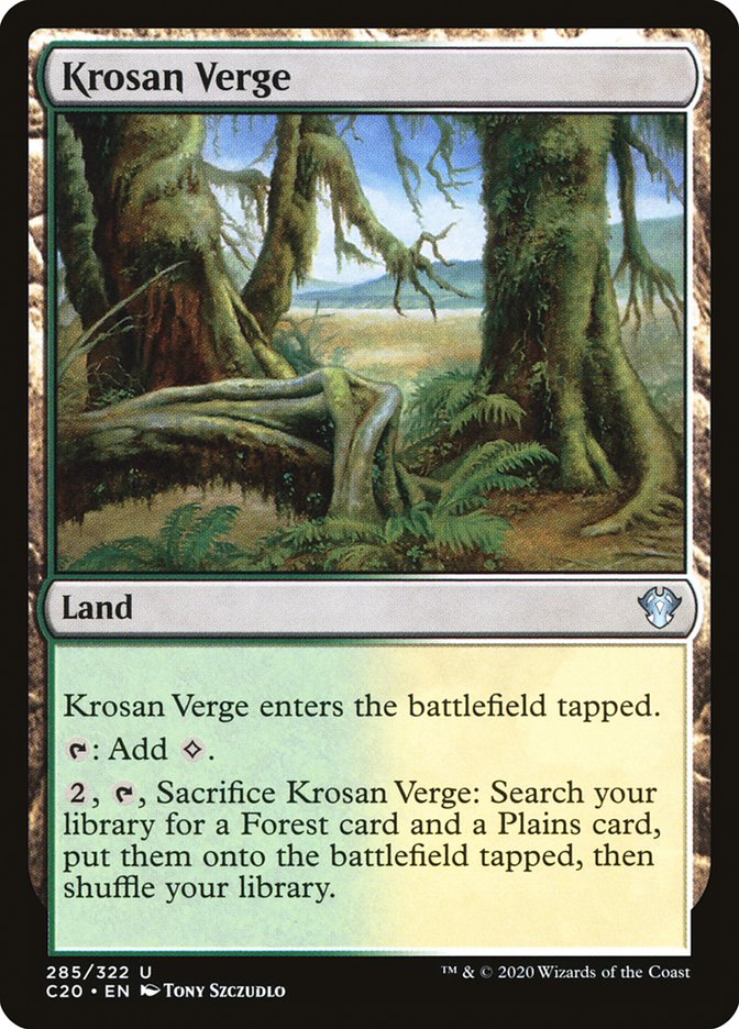 Krosan Verge [Commander 2020] | Game Master's Emporium (The New GME)