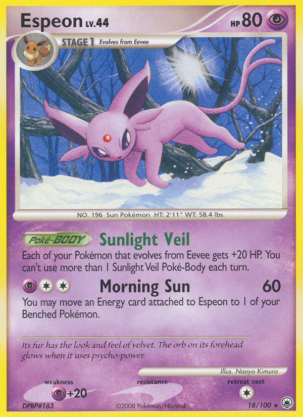 Espeon (18/100) [Diamond & Pearl: Majestic Dawn] | Game Master's Emporium (The New GME)