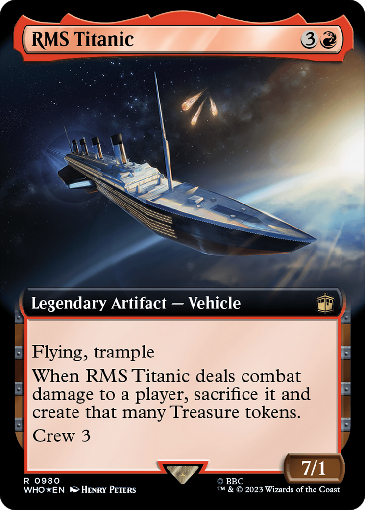 RMS Titanic (Extended Art) (Surge Foil) [Doctor Who] | Game Master's Emporium (The New GME)