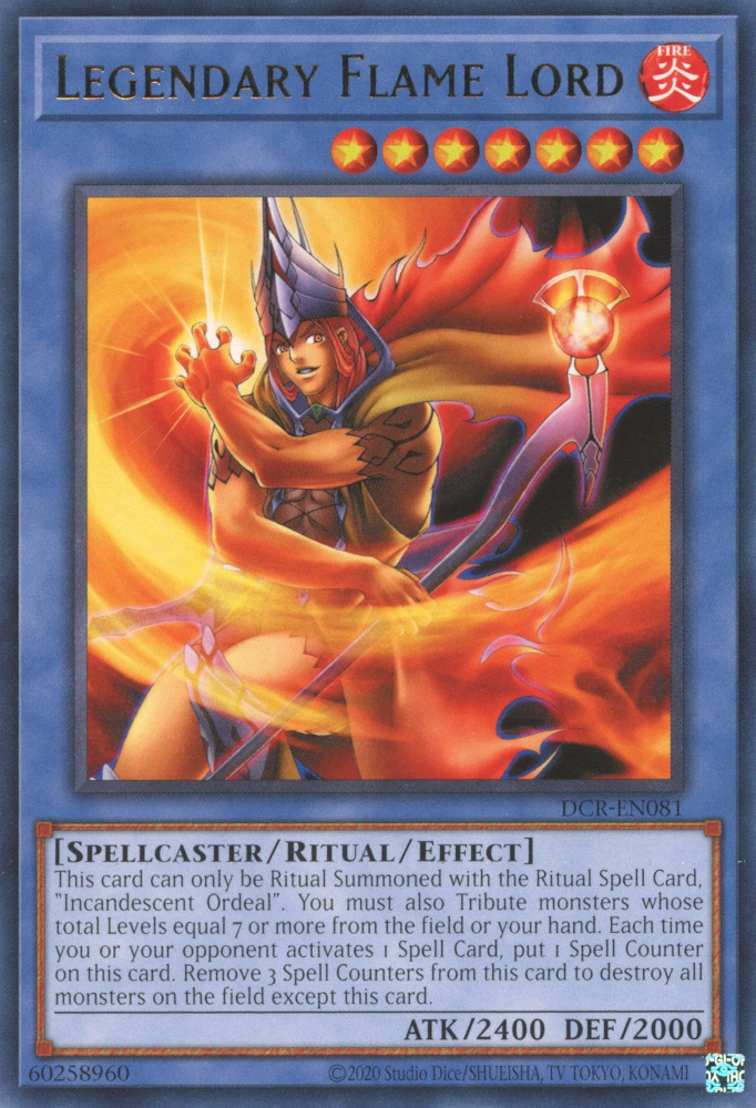 Legendary Flame Lord [DCR-EN081] Rare | Game Master's Emporium (The New GME)