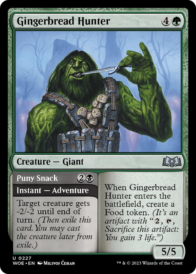 Gingerbread Hunter // Puny Snack [Wilds of Eldraine] | Game Master's Emporium (The New GME)