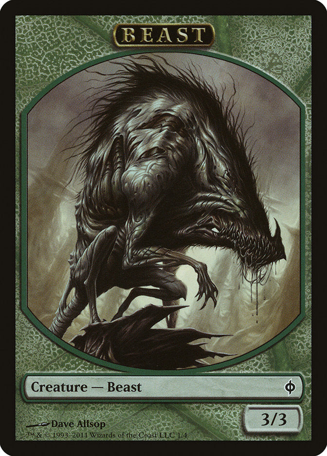 Beast Token [New Phyrexia Tokens] | Game Master's Emporium (The New GME)