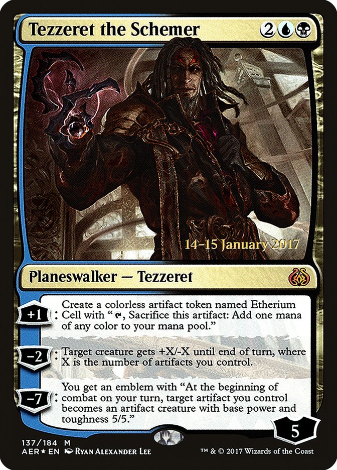 Tezzeret the Schemer [Aether Revolt Prerelease Promos] | Game Master's Emporium (The New GME)