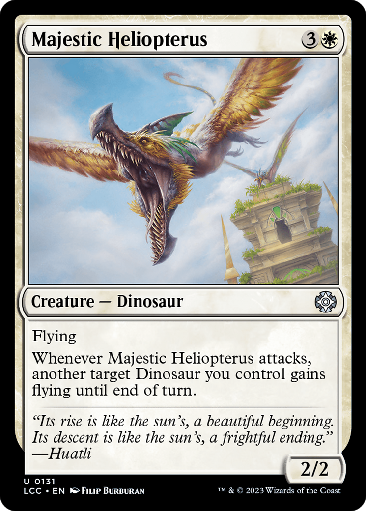 Majestic Heliopterus [The Lost Caverns of Ixalan Commander] | Game Master's Emporium (The New GME)