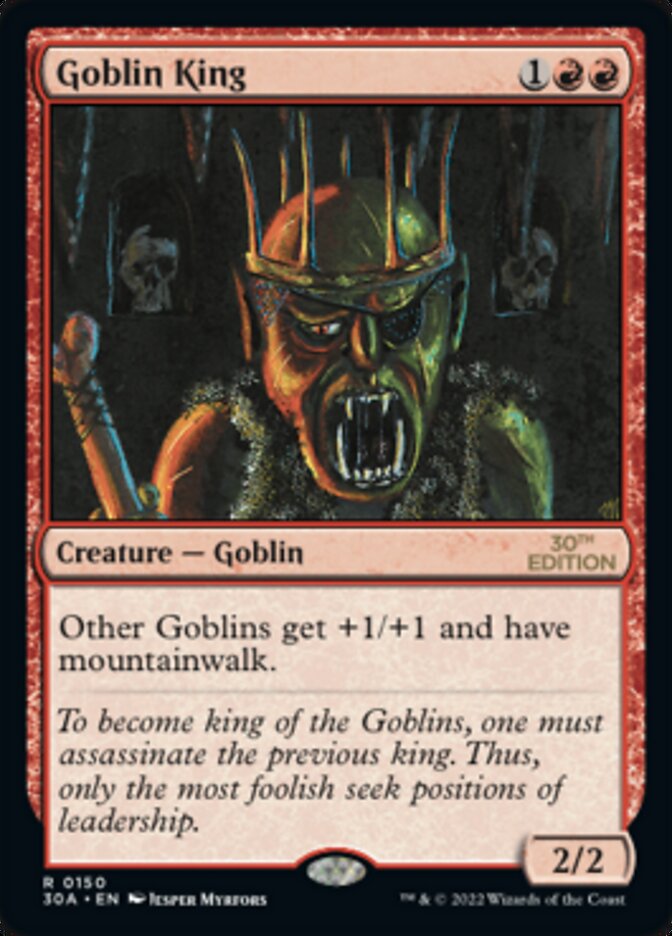 Goblin King [30th Anniversary Edition] | Game Master's Emporium (The New GME)