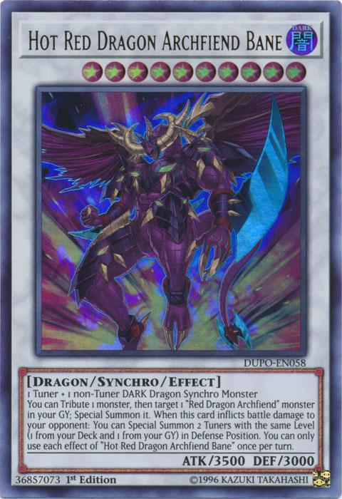 Hot Red Dragon Archfiend Bane [DUPO-EN058] Ultra Rare | Game Master's Emporium (The New GME)